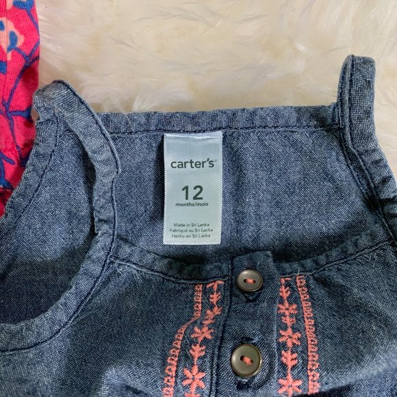 Carter's Summer Rompers Bundle (12 mo) - Picture 4 of 7